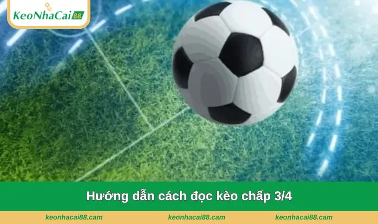 Hướng dẫn cách đọc kèo chấp 3/4