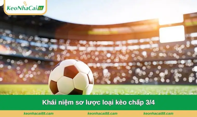 Khái niệm sơ lược loại kèo chấp 3/4
