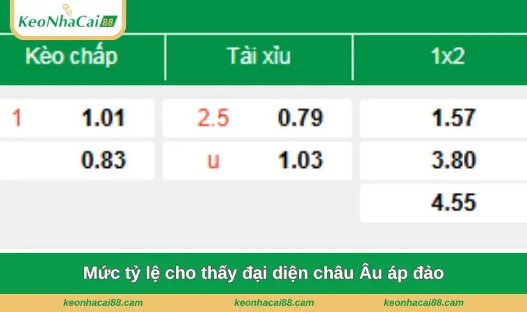 muc ty le cho thay dai dien chau au ap dao Mức tỷ lệ cho thấy đại diện châu Âu áp đảo