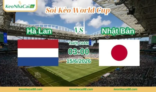 soi kèo World Cup Hà Lan vs Nhật Bản