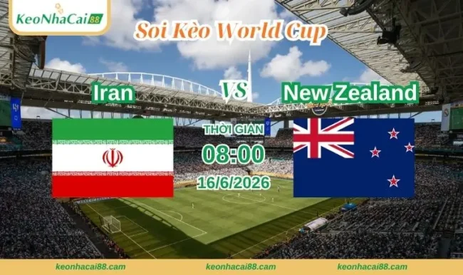 Soi Kèo World Cup Iran Vs New Zealand